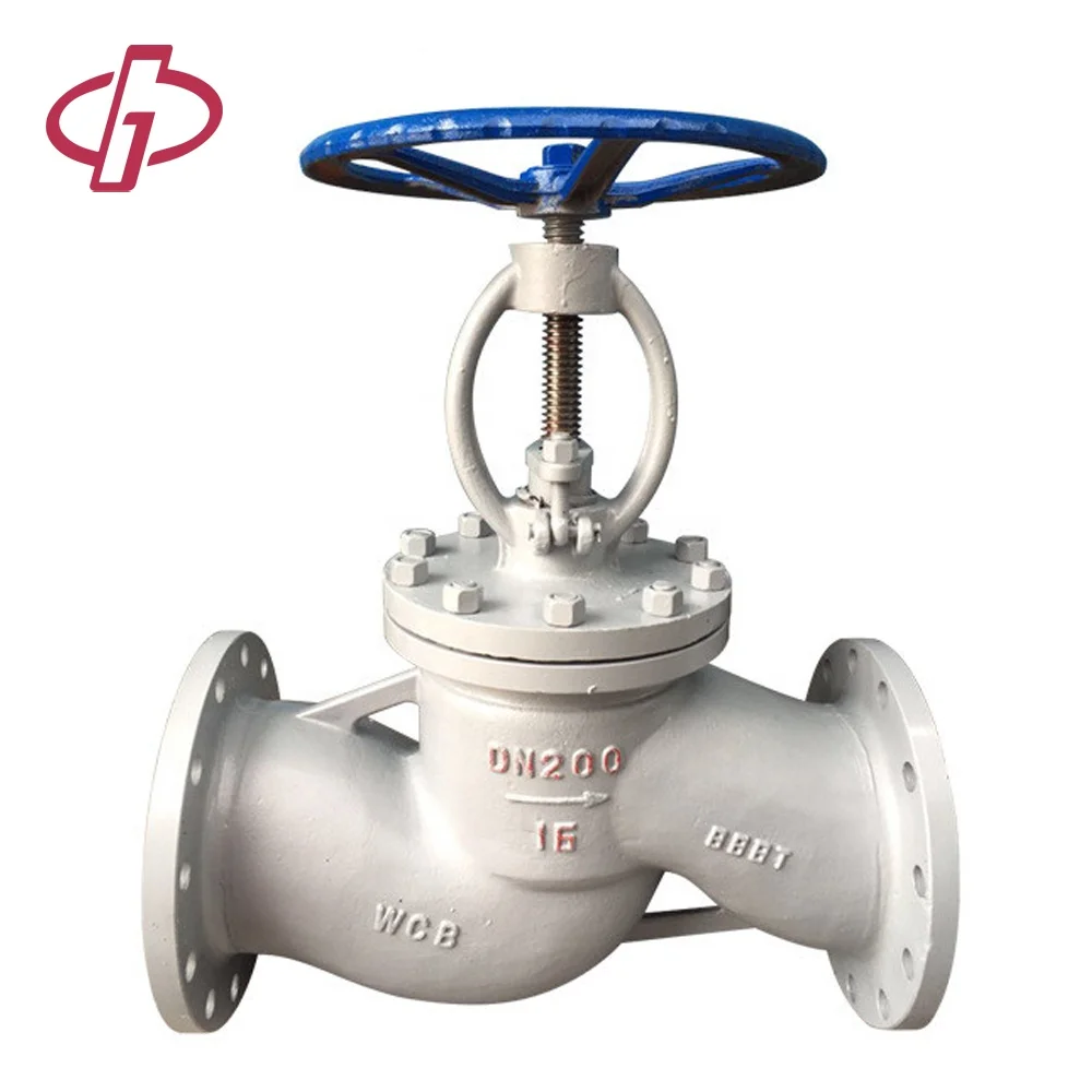 OUGUAN Wcb Ss Ansi DN200 Cast Iron Rising Stem Marine Steam Globe Valve With Flange