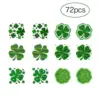 Tattoo stickers-72pcs pack green