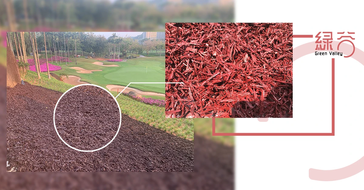 Ecofriendly Factory Direct Sales Colored Soft Recycled Rubber Mulch