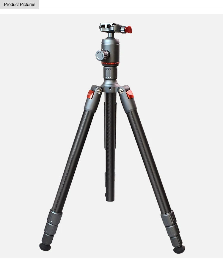 High Performance Adjustable Professional Photography Compact Tripod For