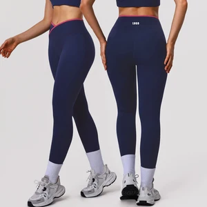 2026 New Custom V Tummy Control Scrunch Butt High Waist  High Quality Fitness Yoga Workout Gym Tights Leggings for Women