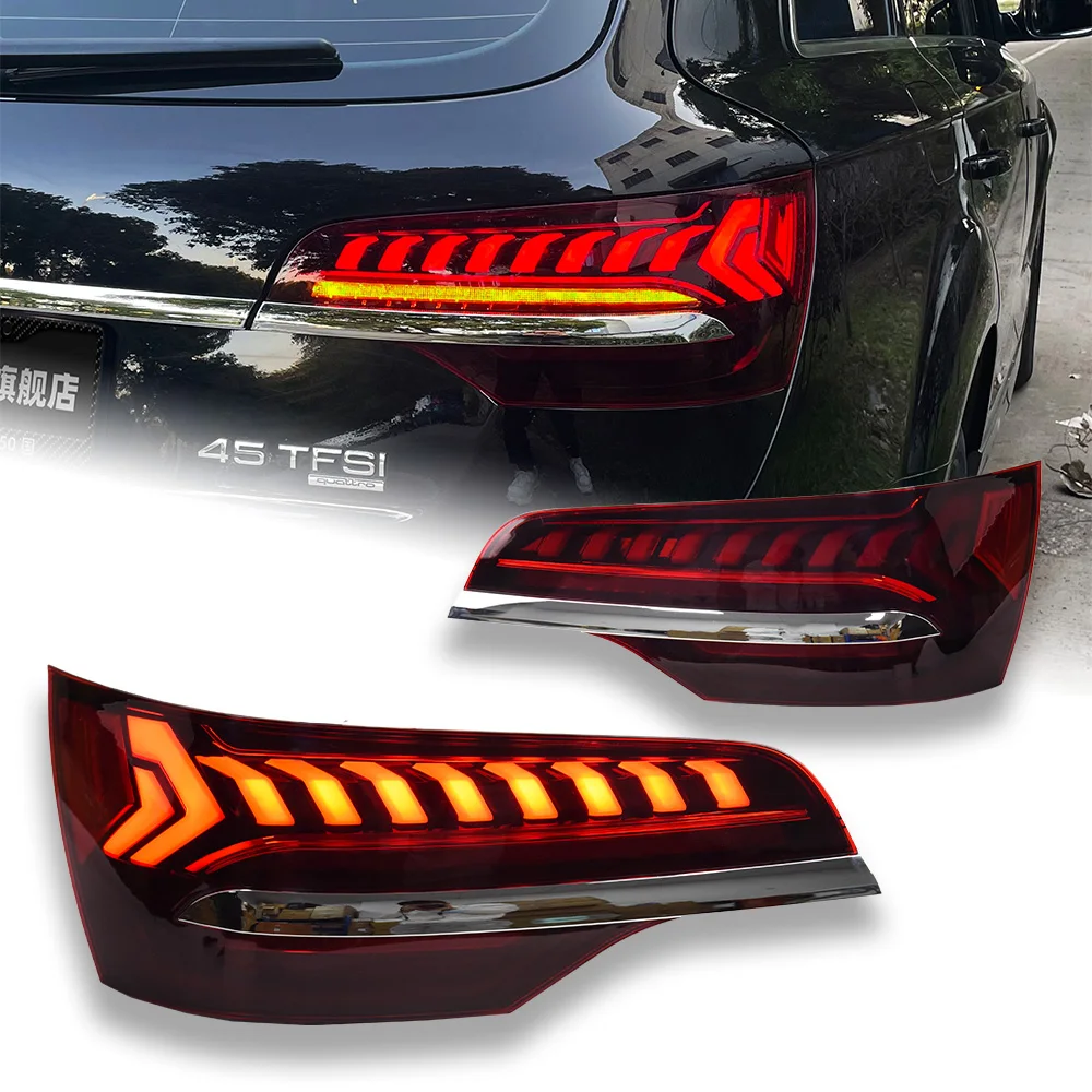 let Føde Wedge Wholesale Car Lights for Audi Q7 LED Tail Light 2007-2016 Tail Lamp Rear  Trunk Stop Brake Dynamic Signal Animation Automotive Accessories From  m.alibaba.com