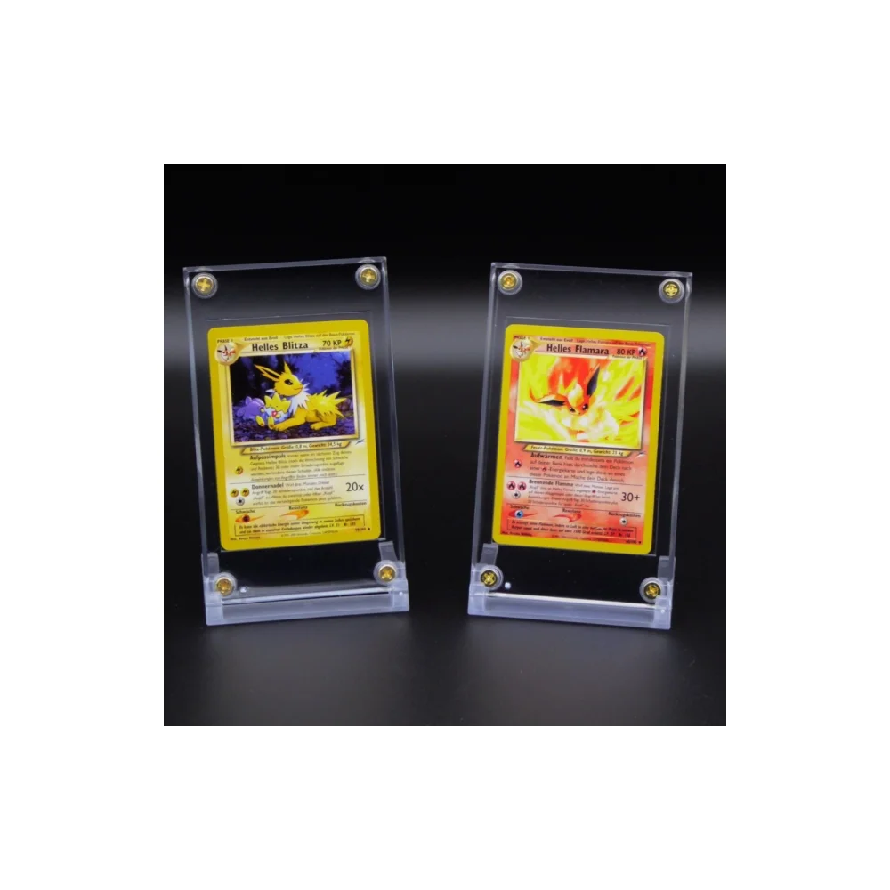 pokemon clear cards Card Holder Japan Stuffs Clear PSA Style Empty Card