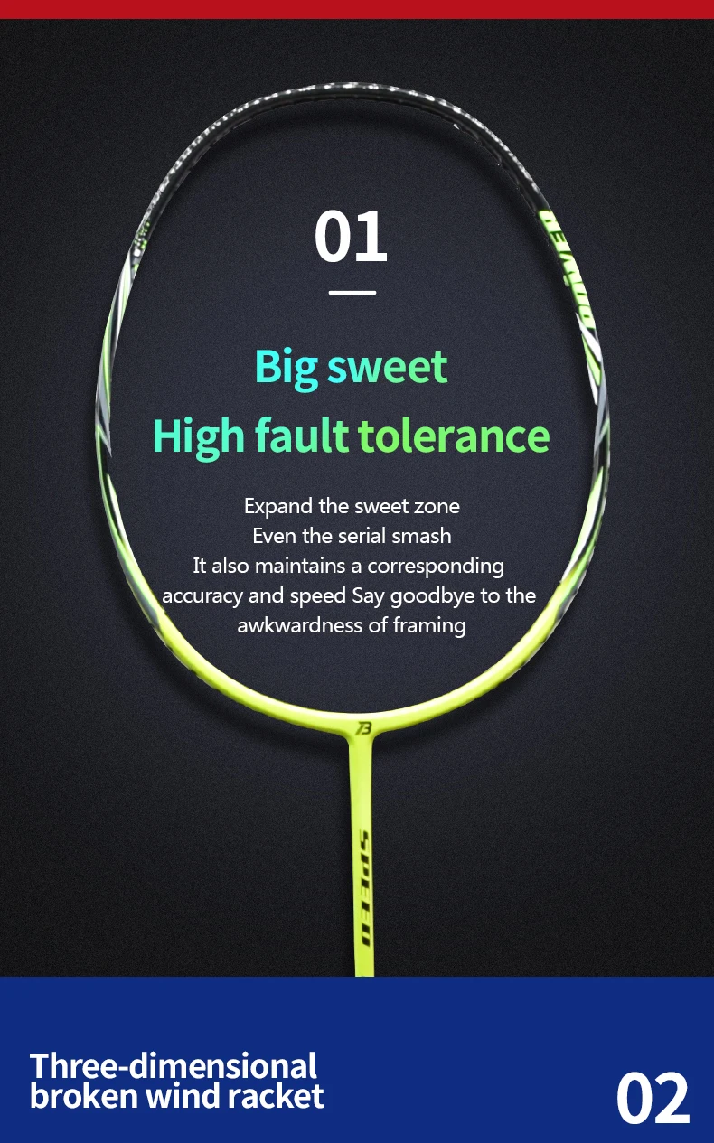 Equal to Badminton Rackets for High Modulus Full Carbon Graphite