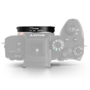 TTArtisan M-E 6Bit Adapter Lens Adapter Ring Mount Adapting and Exif Recording for M-Mount Lens for Sony A7S A7III A5000 A6000 detail image
