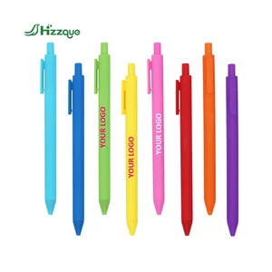 Wholesale Custom Logo 1.0mm Plastic Promotional Ballpoint Pens Sports Style Personalized Features Wholesale Customized Logo Pen