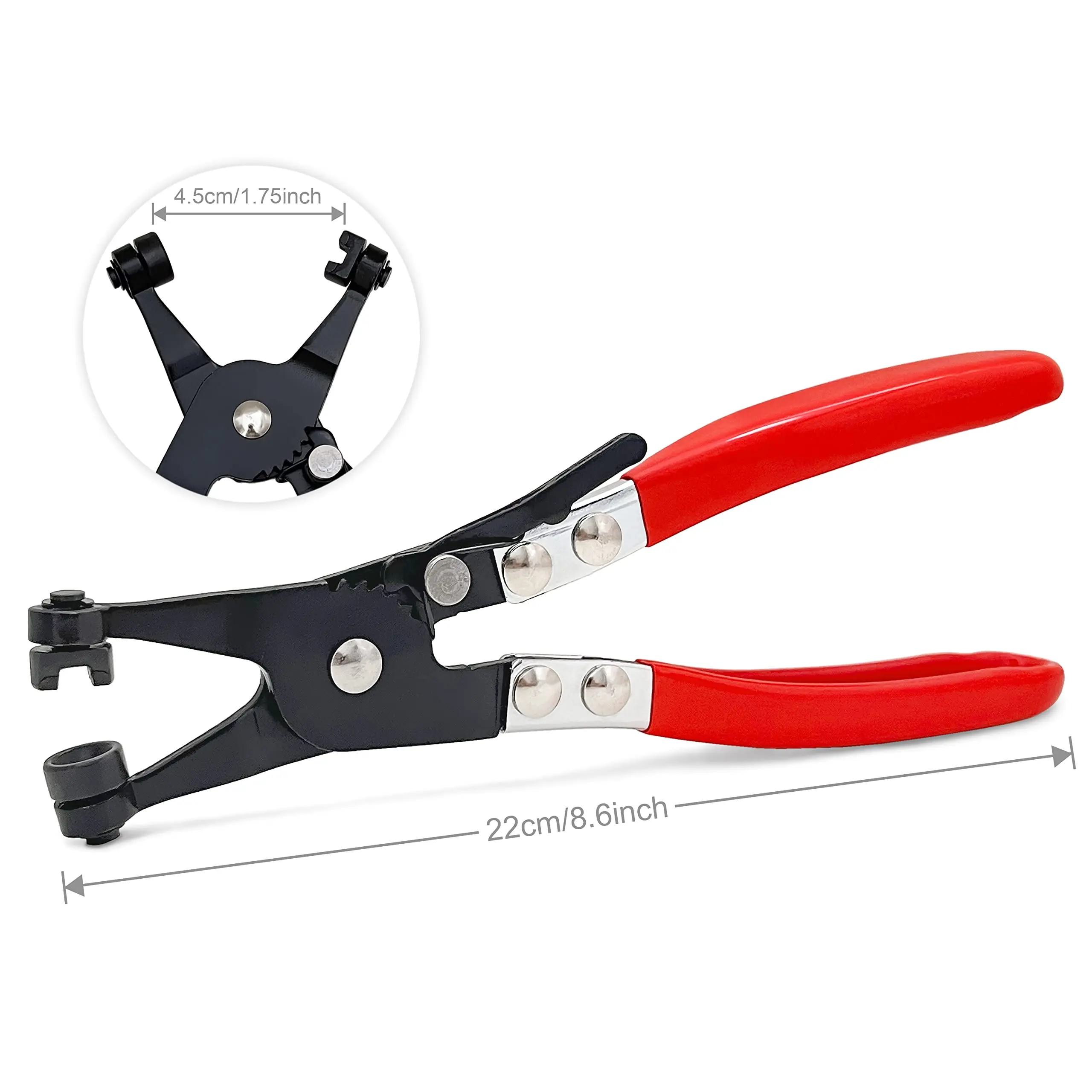 Hose Clamp Pliers Flat Band Hose Clamp Plier & Cross Slotted Jaw Pliers ...