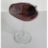 Tallo de vidrio de concha morada