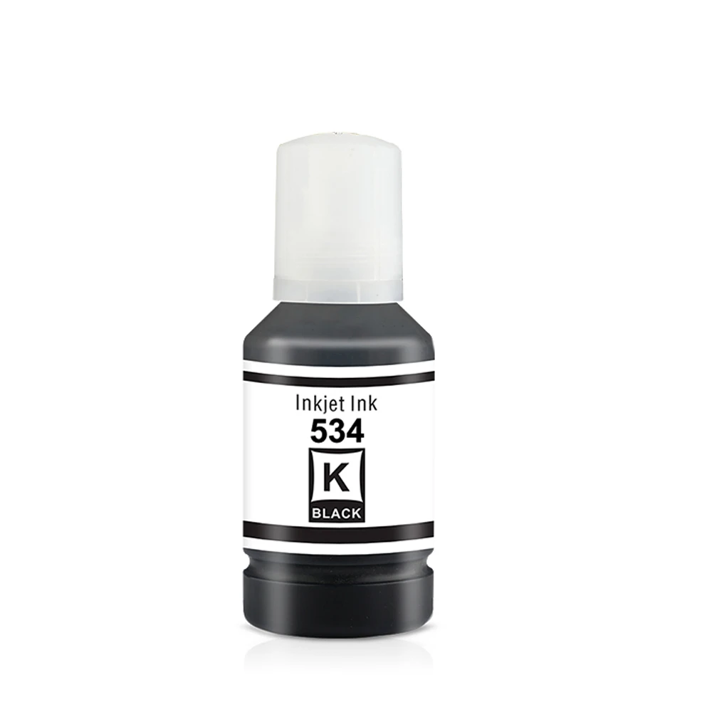 Topjet Original Quality 534 T534 Water Based Bulk Bottle Refill Kit Tinta Ink Compatible for Epson M2140 1100 2170