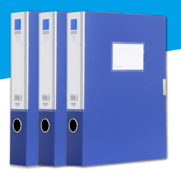 Офисная коробка для хранения данных формата А4, пластиковая коробка для хранения файлов 75 мм