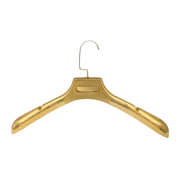 Clothing customization logo, anti-skid plastic, gold hangers, clothing store display, clothes hanging hangers, pants clips