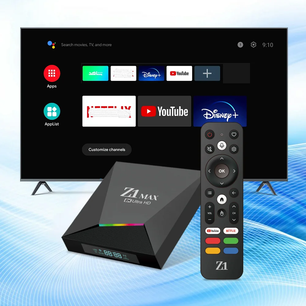 Android TV BOX with Allwinner H618, 4K Support & Dual Wifi