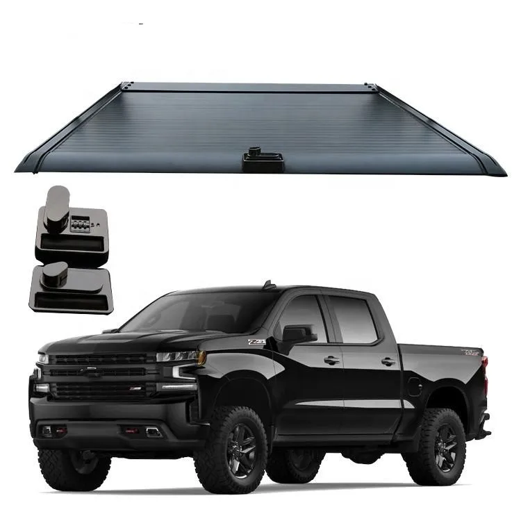 Aluminum Hard Retractable Manual Pickup Truck Bed Cover Tonneau Cover