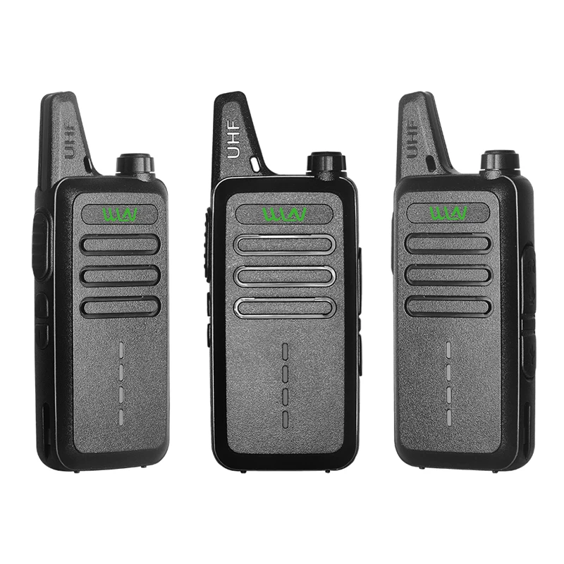 WLN Walkie Talkie KD-C1E Dwy Band Ham Radio Cartref Gadwynol cynnwys Llyffaint Handheld Walkie Talkie