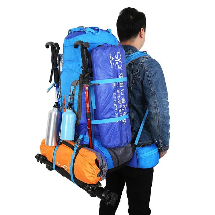 Custom camping bag outdoor bags large capacity travel backpack 80l hiking backpack