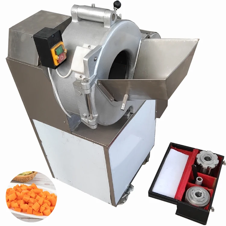 Stainless Steel Carrot Tomato Dicing Machine For Vegetables Small