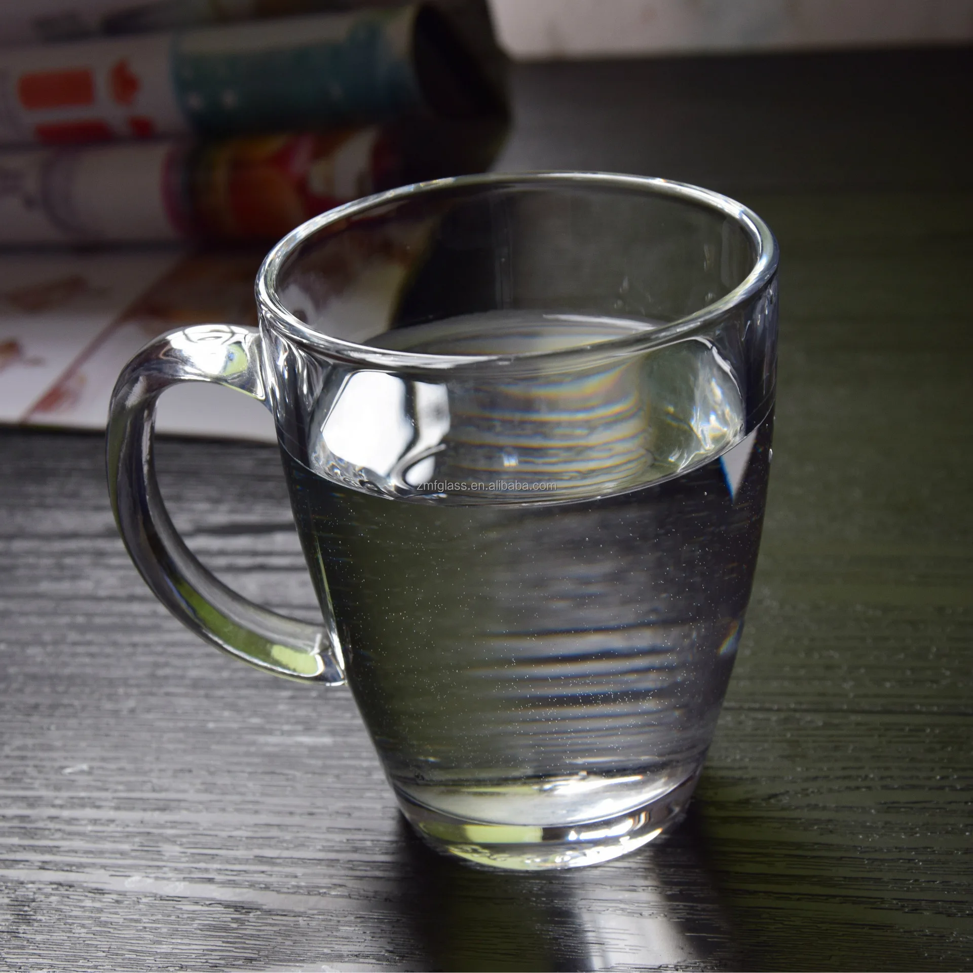 380ml High Borosilicate Single Wall Glass Cup Milk Mug Coffee Cup