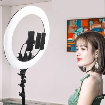 2021 High Quality Led Selfie Ring Light 22 Inch for Ring Light Photography Streaming Video Tiktok Hair Salon detail image