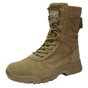 Factory Direct Men's Mountaineering Tactical Desert Boots Off-road Boots Sand Leather Boots Men