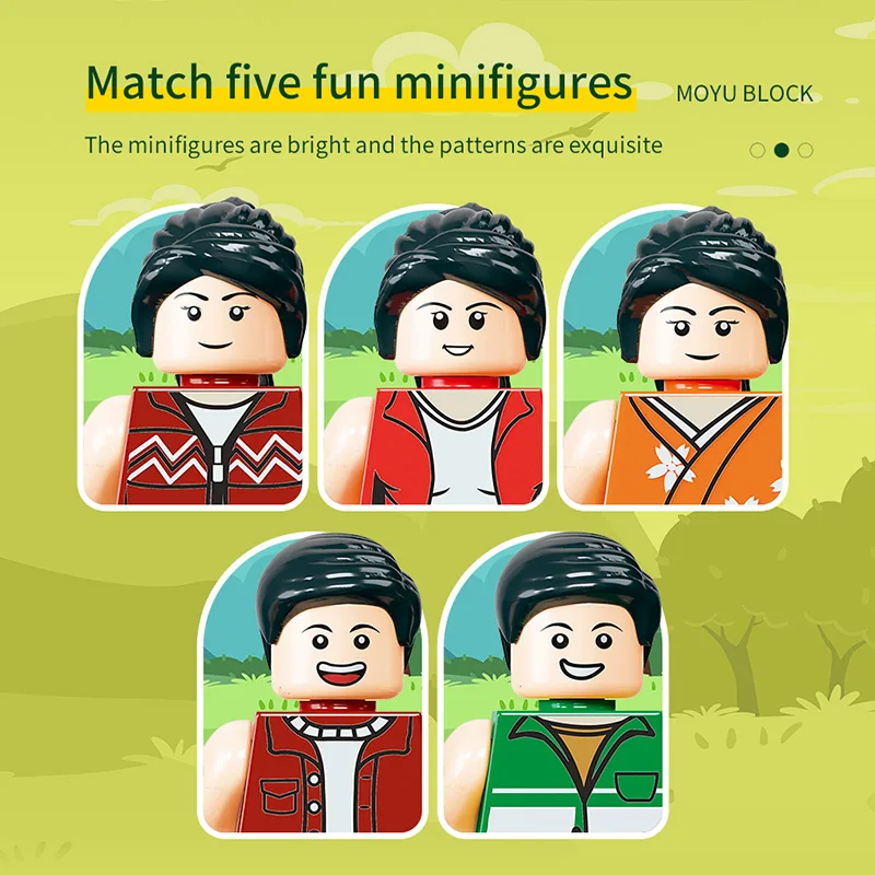 MOYU Micro Blocks 4076 Pcs Tree House Small Particles Intelligence Building Blocks Educational Toys