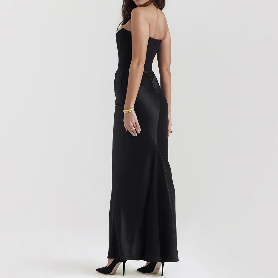 corset dress for women winter Maara draped corset maxi dress