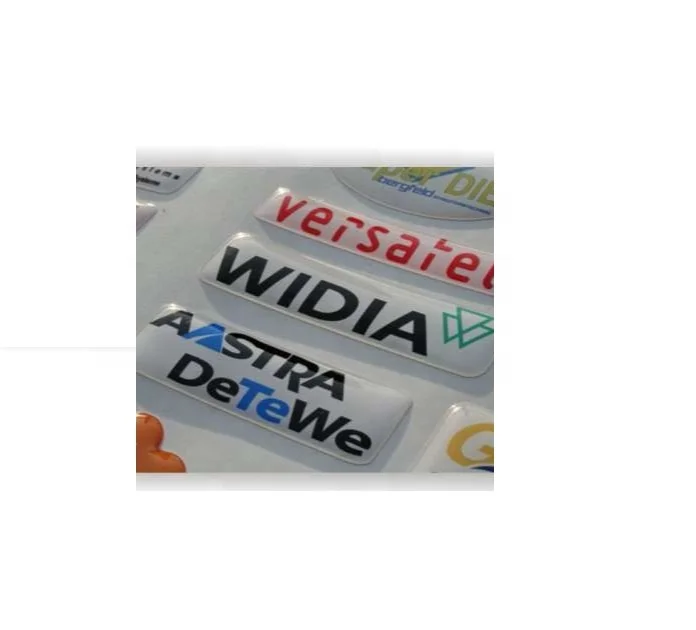 Hot Selling Cheap Custom Logo Waterproof Clear Epoxy Resin Dome Sticker