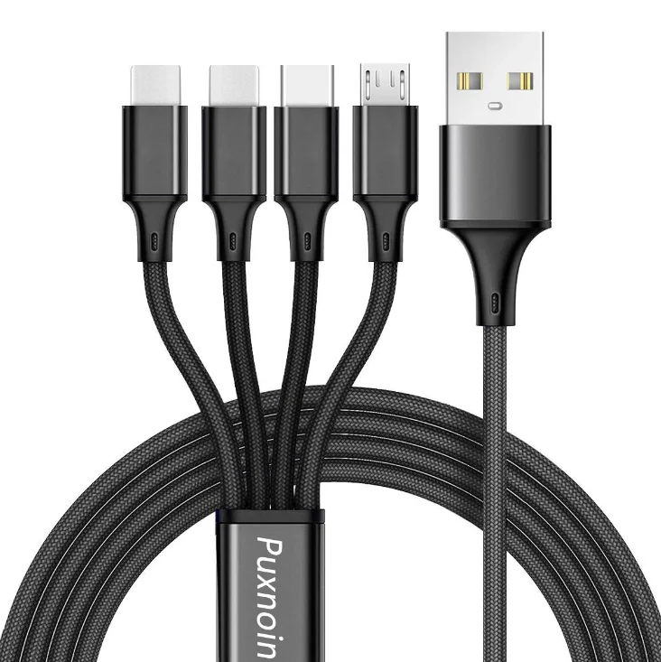 4-In-1 nylon Braided fast Charging USB-C Cable. Multi USB кабель. Multi wiski кабель. Провод Мульти виски. Кабели fast charge