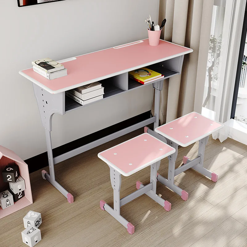 plastic desk and bench set