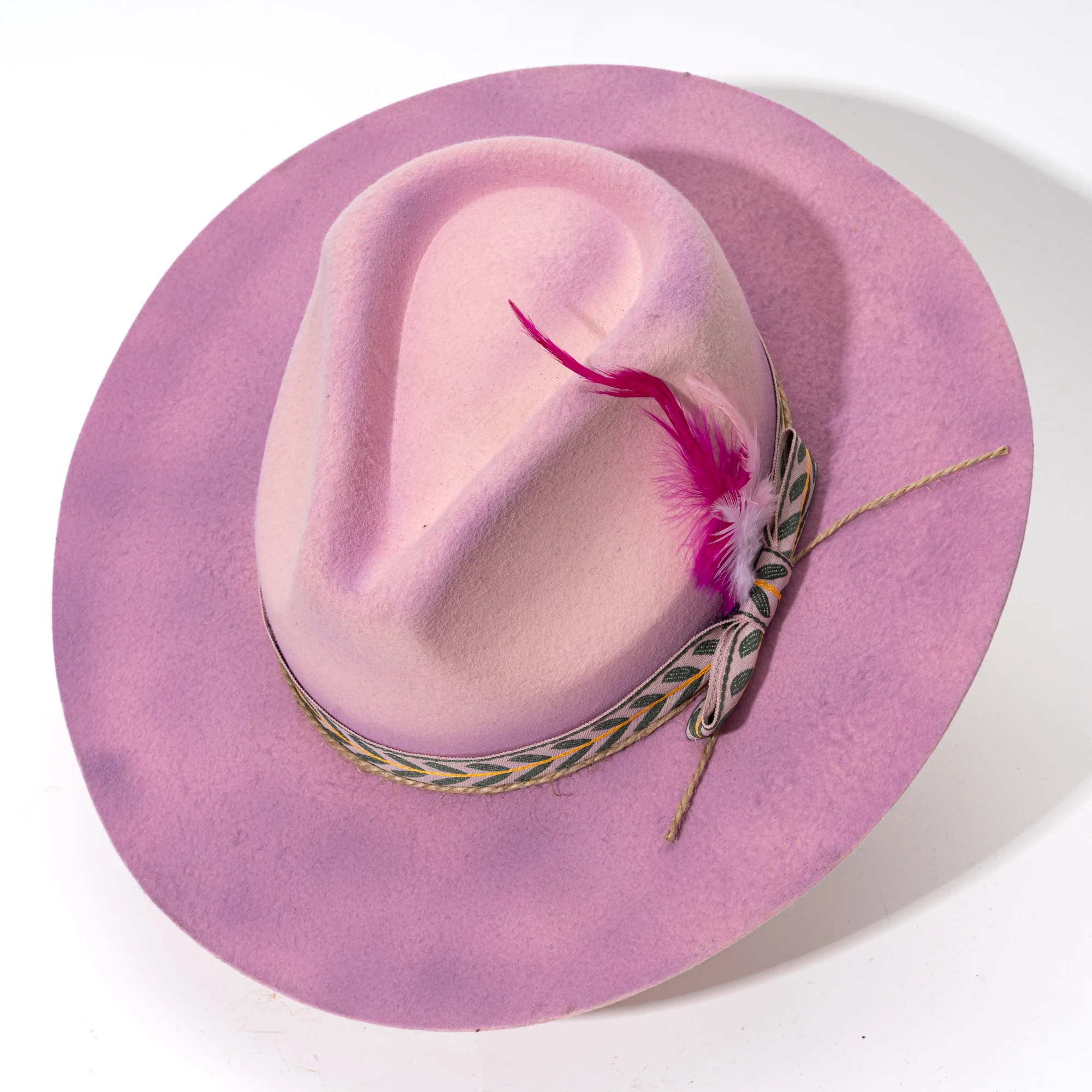 Wholesale New Vintage Wool Fedora Hat for Women and Men display picture 1