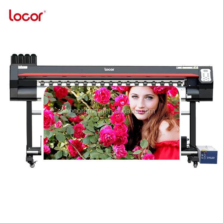 Locor Multifunction 1.6m/1.8m Uv Roll to Roll Printer DX5/XP600 Wallpaper 3d Relief Result Uv Machine