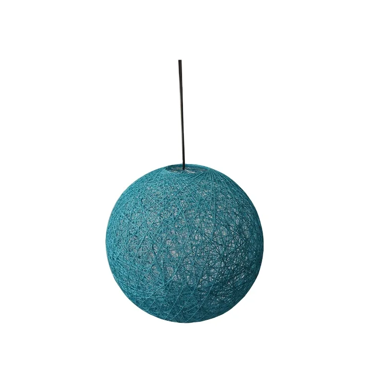 XH Handmade Woven Paper String Lantern Durable Decorative Durable Paper Ball Lamp Shade Pendent Light