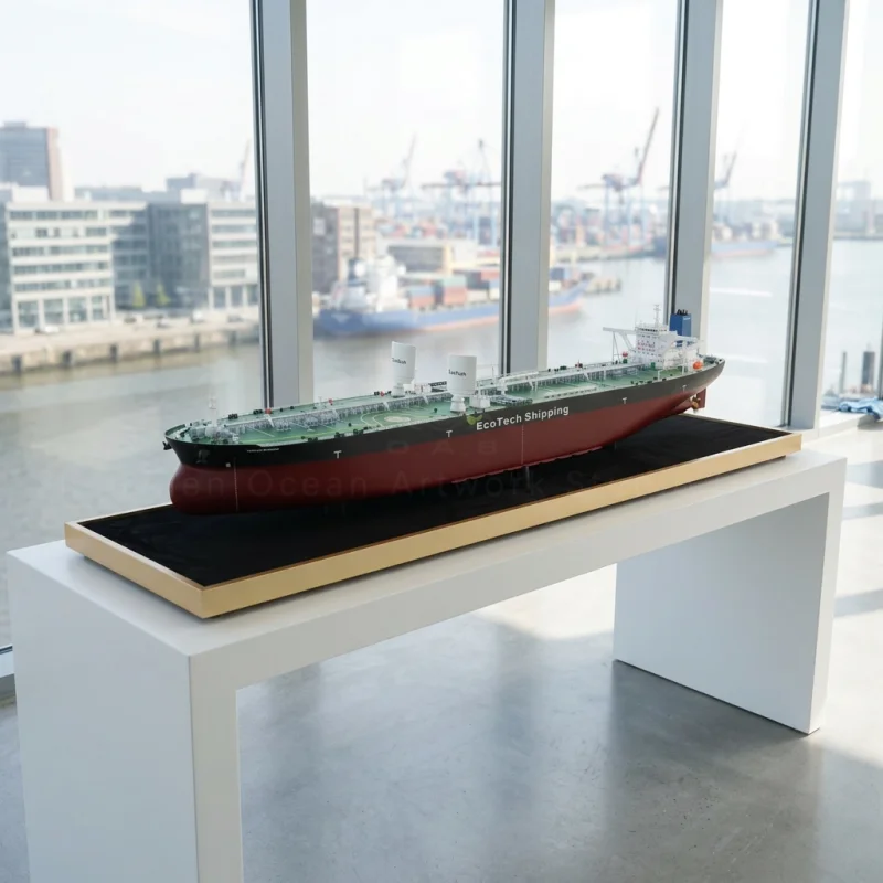【LAC】O.A.S Factory Model Customized 120cm EcoTech Oil Ship Model  for Souvenirs & Gifts for Shipping