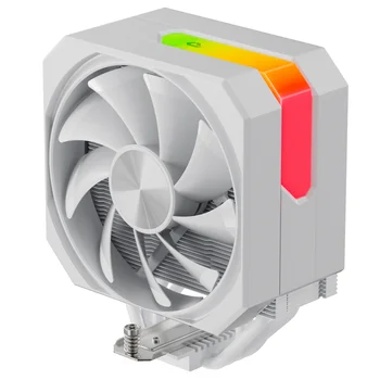 UpHere ARGB Easy Installation 120mm Cpu Cooler Slient Cooling Fan 4 Heatpipes CPU Cooling Support AM5 Lga 1851 1700