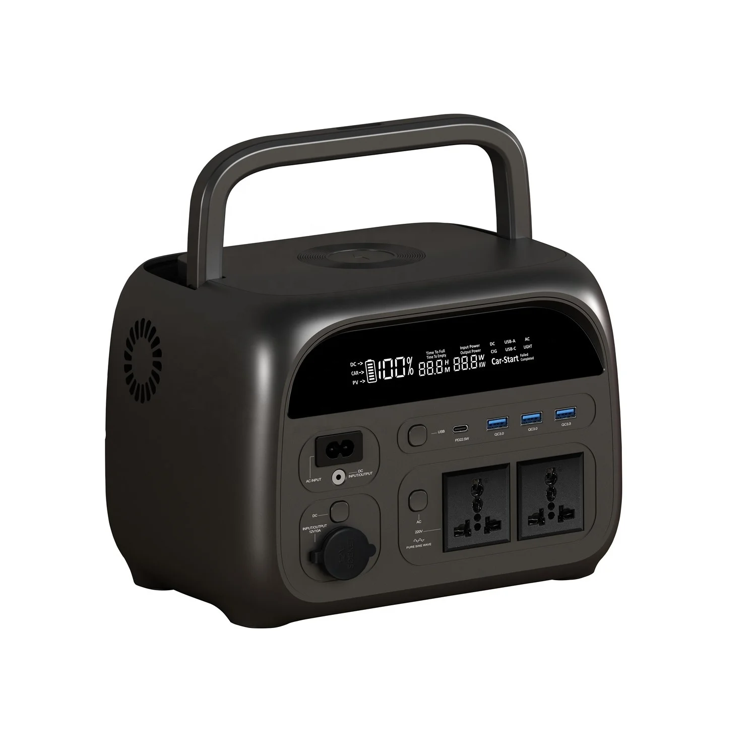 Solar Energy Fast Charging Power Bank 500W 14500mAh Portable Power Station