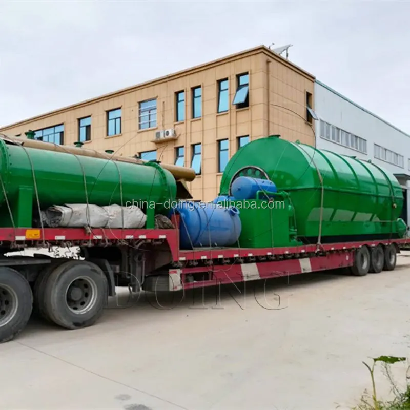12 Ton Scrap Tyres Processing Machines Pyrolysis Waste Tyre to Oil for Tyre Recycling Business Plan in Australia