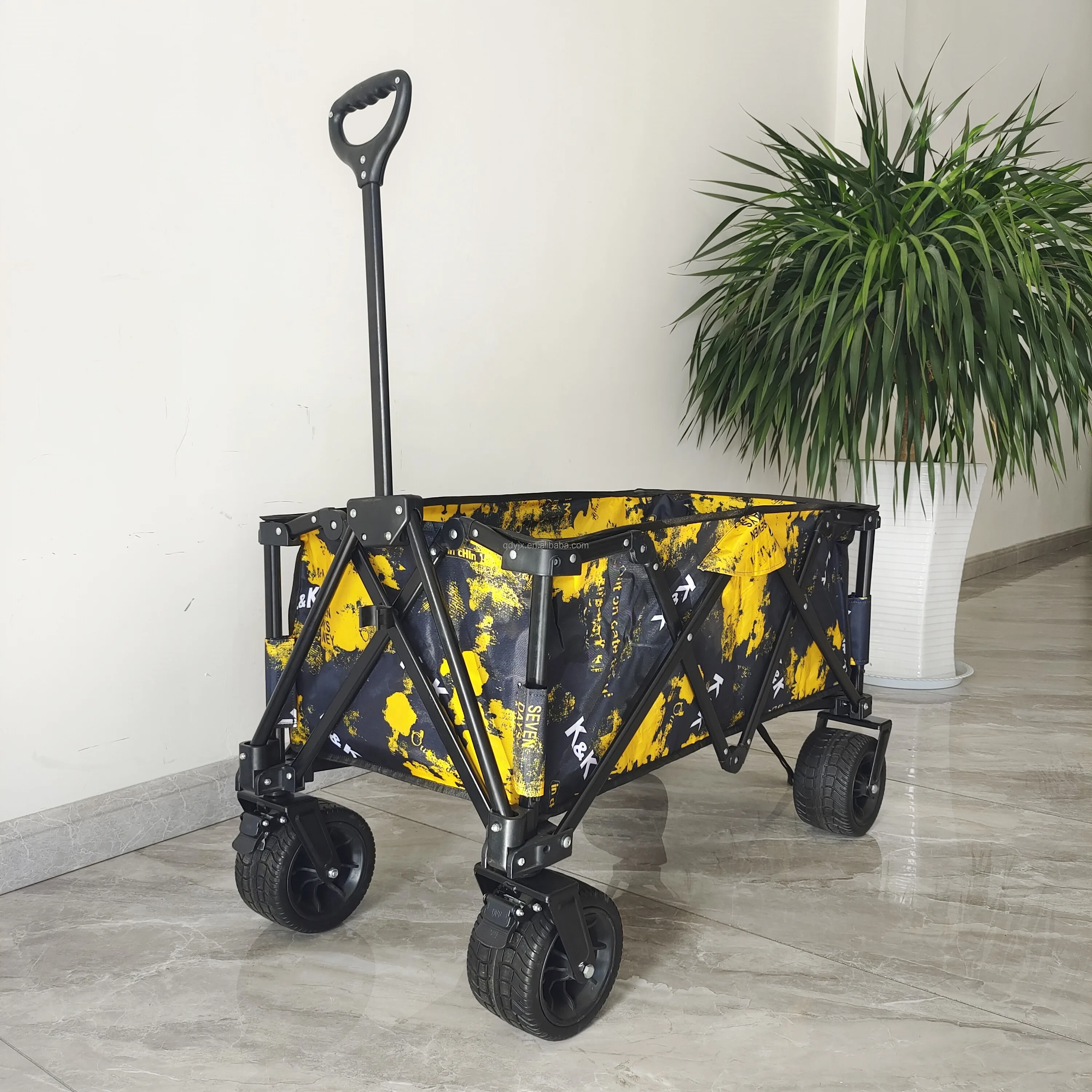 Мини-наружные стальные детские кемпинговые тележки тележки ПВХ колеса Хранилище складной тележки 17
