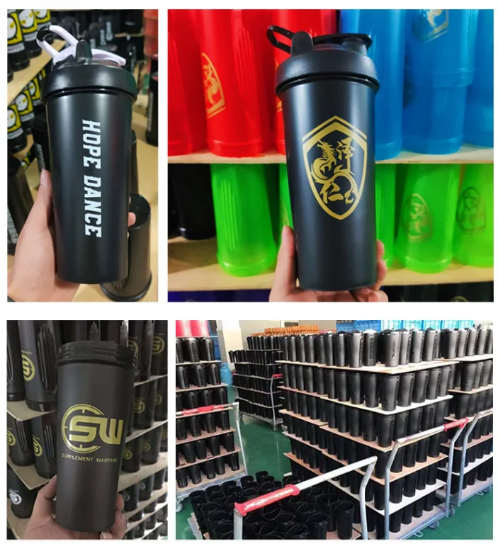 Custom Logo BPA Free Shaker Bottles for Sports & Fitness