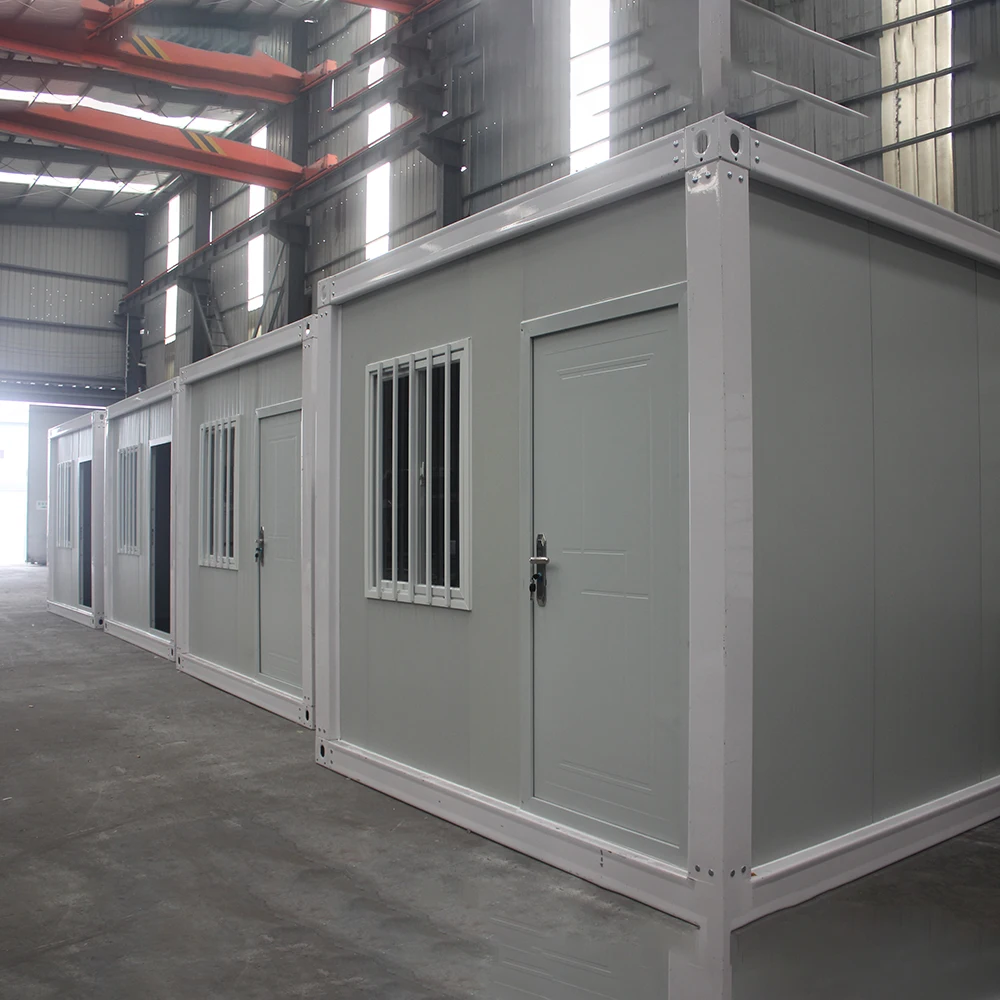 Micro Pré-fabricado Contêiner de 20 Pés 40 Pés Jardim Armazenamento Moderno Painel Aço Móvel Casa de Contêiner