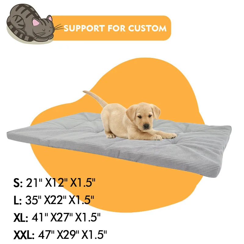 Wholesale extra large outdoor comfortable xxl modern luxury anti anxiety plush washable eco friendly pet dog bed factory