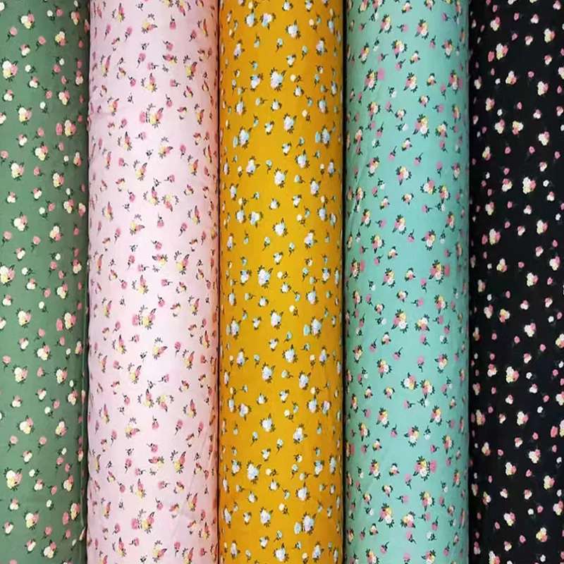 В наличии партия ткань из 100 искусственного шелка с принтом чаллиса для Кореи/Индонезии искусственный шелк