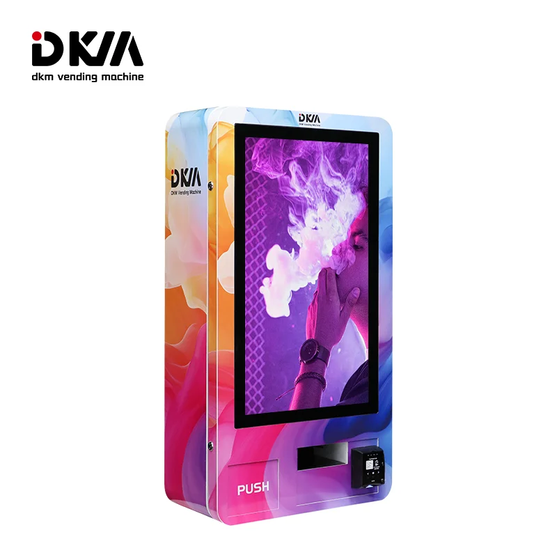 cigarette vending machine age verification DKM Self Service Professional Commercial Age Verification Buy Boxed  Cigarette Vending Machine with ID Verification Scanner