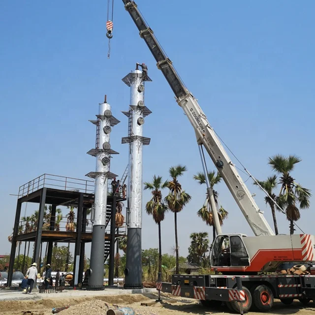 50Tons Full Continuous Low Factory Price Mini Refinery for Gas Condensate