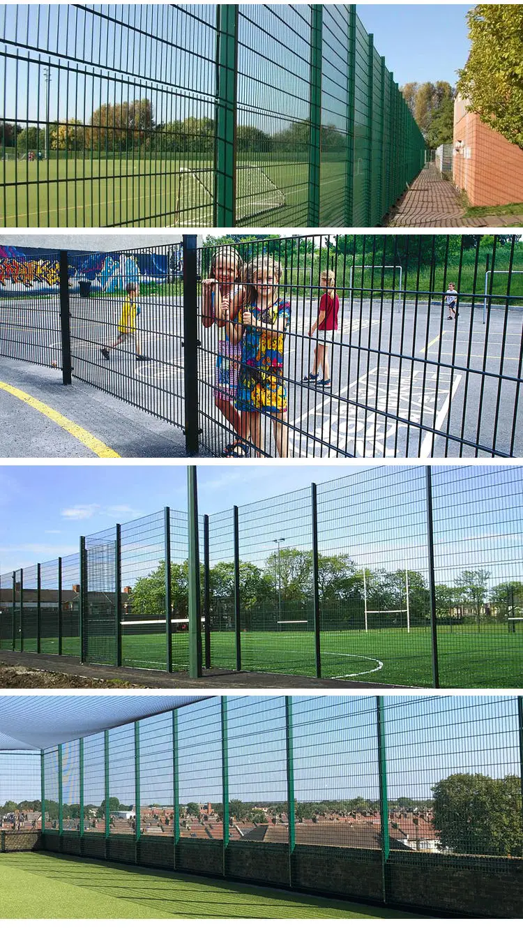 Germany Powder Coated 868 656 Double Wire Fence Twin Wire Galvanized Double Welded Wire Mesh