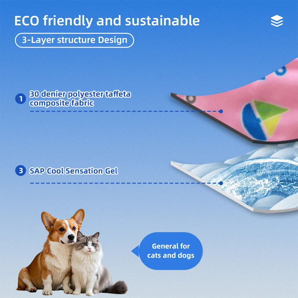Pet Recyclable Ice Self Cooling Scarf Pet Cooling Scarf for Pet - product detail 3