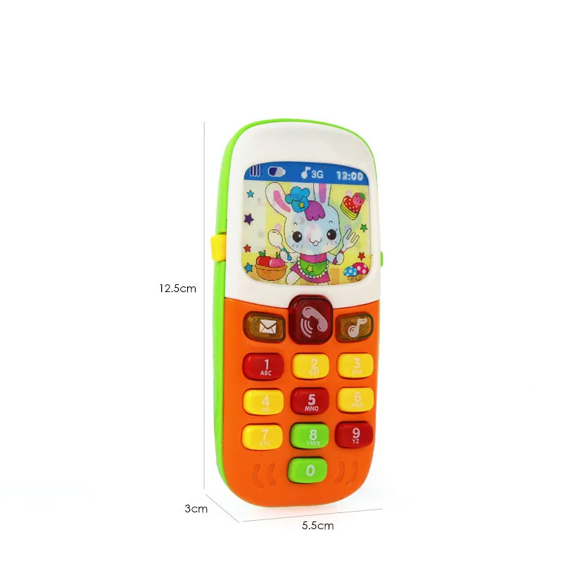 2019 Детский обучающий электронный мобильный телефон для раннего развития