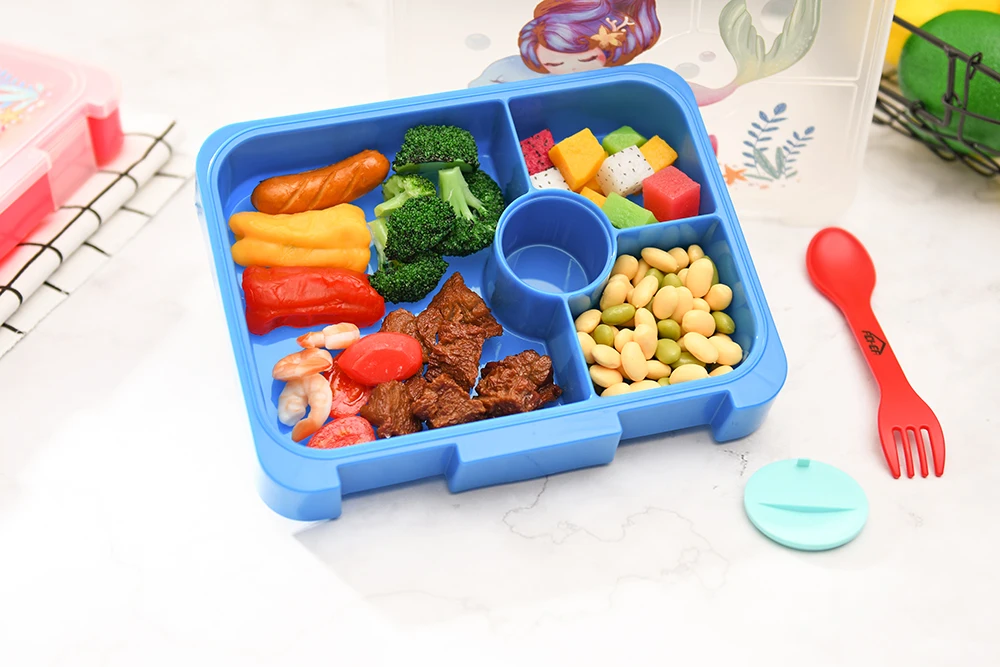 Aohea Bento Lunch Box Kids 4/6 Compartments for Boys and Girls - China Lunch  Box and Bento Box price