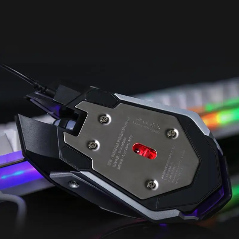 V1 Manipulator Keyboard and Mouse Set Notebook Desktop Wired Gaming Keyboard
