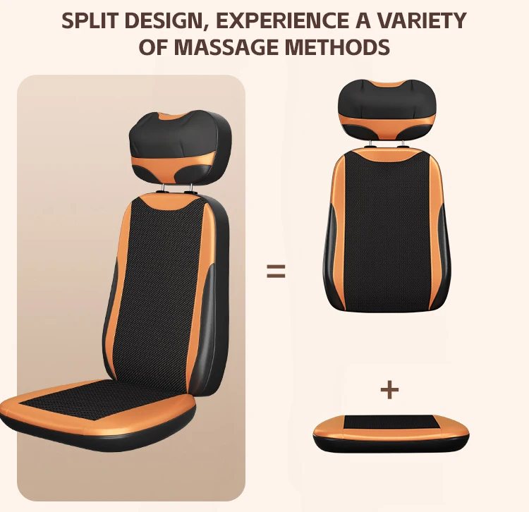 Car Electric Massage Chair Pad Heating Vibrating Massage Chair Pad For Neck Back Massage Buy