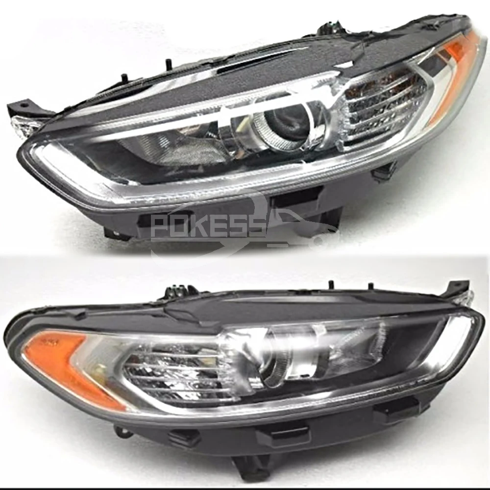 Car Headlight DS7Z13008A DS7313W029CD Right Black Headlight for Ford M... — 2