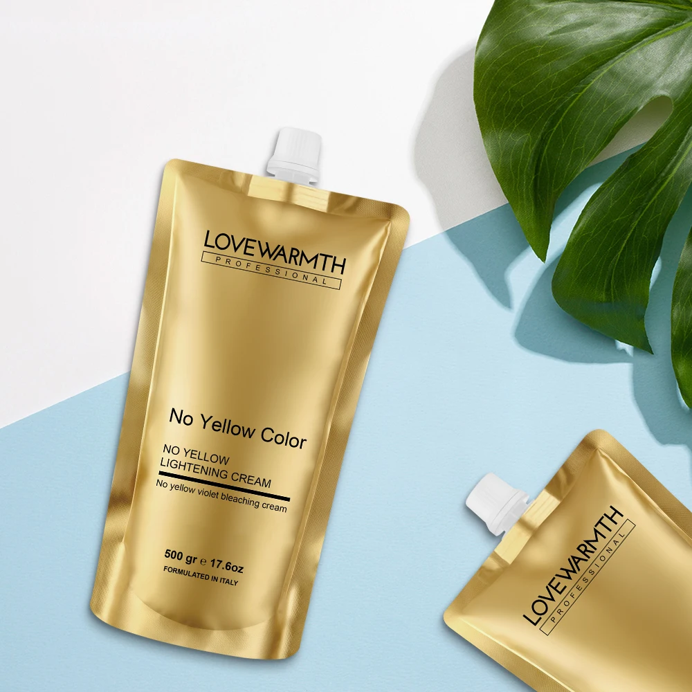 Профессиональный теперь желтый Осветляющий крем, не вредный, 500 г, удаление краски для волос